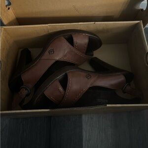 Born Womens Brown Heels